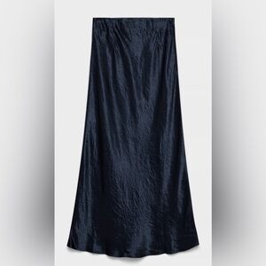 Aritzia Midnight Blue Maxi Skirt